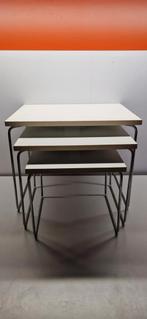 Setje vintagge  Brabantia nesting tables, Ophalen of Verzenden, Gebruikt, 25 tot 50 cm, 50 tot 100 cm