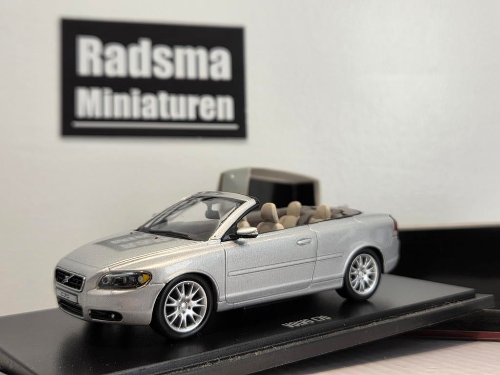 Volvo C70 Cabriolet Phase2 - Silver - 1:43 Motorart, Hobby en Vrije tijd, Modelauto's | 1:43, Overige merken, Auto, Ophalen of Verzenden