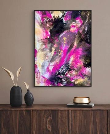 kunstwerk/ schilderij Enigma Rosa N.18 No reserve beschikbaar voor biedingen