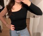 One Shoulder Top, Zwart, Ophalen of Verzenden, Zo goed als nieuw, Lange mouw