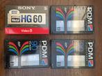 Video 8 cassette bandjes, nieuw. SONY HG60 en PDM 90, Audio, Tv en Foto, Videocamera's Analoog, Ophalen of Verzenden, 8mm, (Video)band