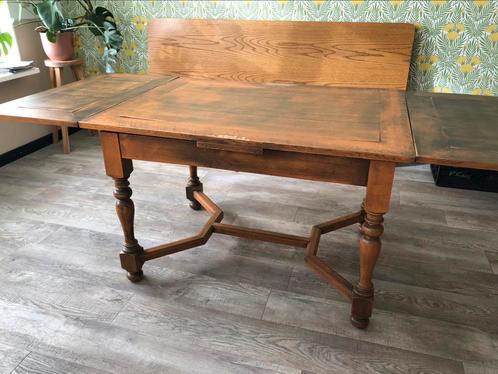 Houten eettafel die ooit van oma en opa was, Antiek en Kunst, Antiek | Meubels | Tafels, Ophalen