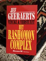 Jef geeraerts /Het rashomon complex /misdaad roman 1992, Ophalen of Verzenden, Zo goed als nieuw