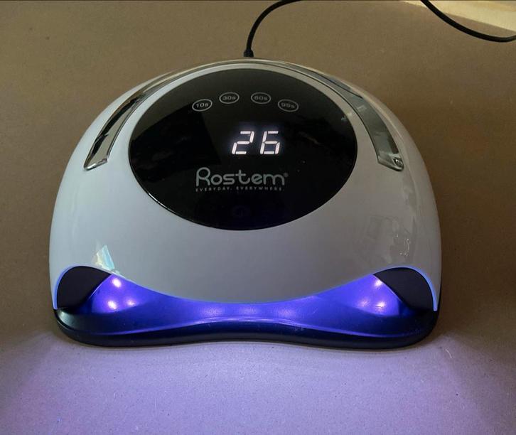 Gellac Nagel Starterspakket - Rostem Lamp & Pink Gellac, Sieraden, Tassen en Uiterlijk, Uiterlijk | Cosmetica en Make-up, Zo goed als nieuw