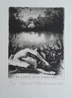 Exlibris / Ex libris T Hrivnac, Het Zwanenmeer, Antiek en Kunst, Kunst | Etsen en Gravures, Verzenden