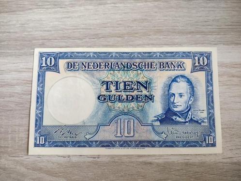 Zo goed als UNC biljet 10 gulden Willem 1 / Molen, 1949, Postzegels en Munten, Bankbiljetten | Nederland, 10 gulden, Ophalen of Verzenden