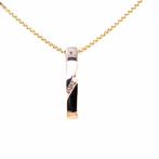 hanger met 3 natuurlijke echte Diamanten, Overige voorstellingen, Verzenden, Lucas juwelier, Nieuw