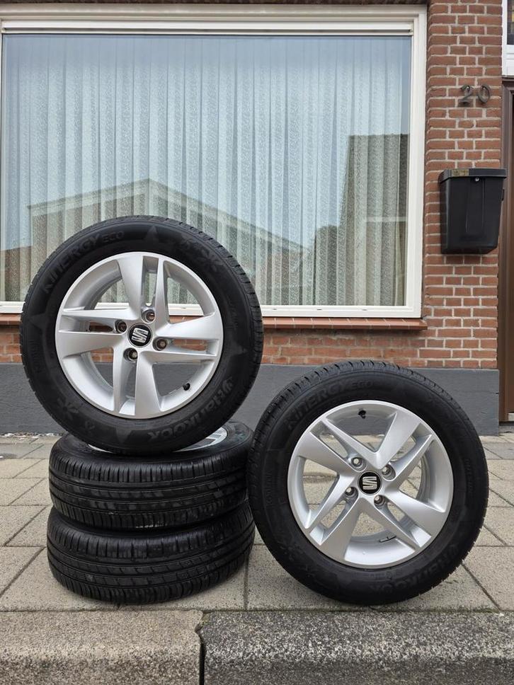 SEAT Mi Skoda Citygo VW up velgen 14" Hankook zomerbanden, Auto-onderdelen, Banden en Velgen, Banden en Velgen, Zomerbanden, 14 inch