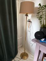 IKEA SKAFTET Staande Lamp - Messing & Beige, Ophalen of Verzenden, Zo goed als nieuw, Metaal, 150 tot 200 cm