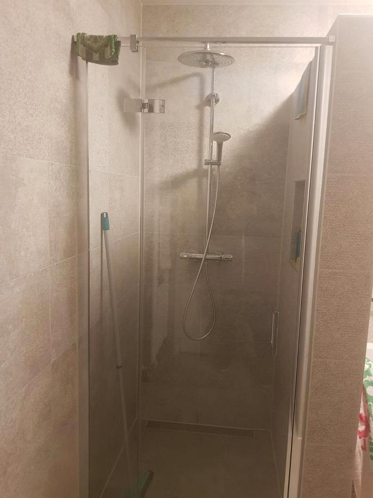 GLAZEN DOUCHEDEUR ZGAN, Huis en Inrichting, Badkamer | Complete badkamers, Gebruikt, Met douche, Ophalen