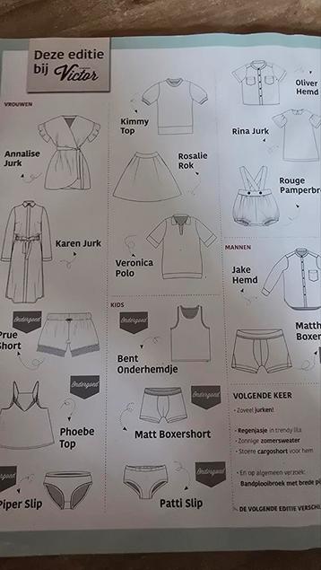 Victor La Maison - Naaipatronen Magazine Maart 2019 beschikbaar voor biedingen