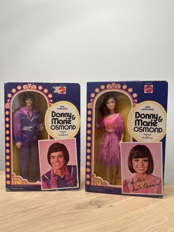 Donny & Marie Osmond poppen in doos (jaren ’70) (Mattel) beschikbaar voor biedingen