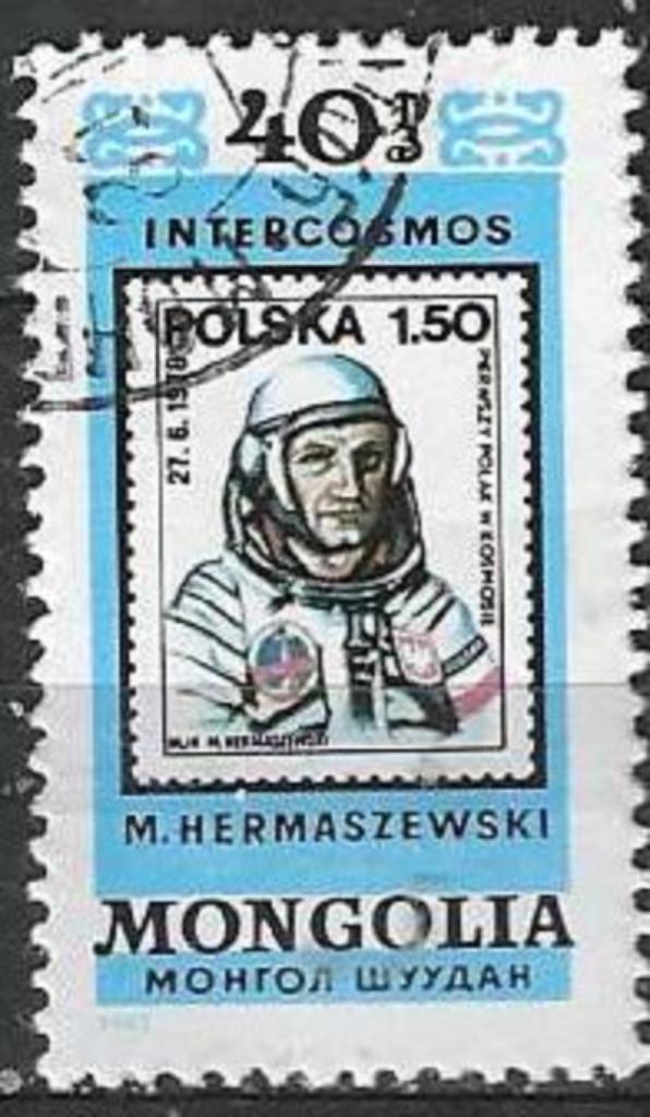 Mongolie 1980 - Yvert blok 68 GBL - Intercosmos (ST), Postzegels en Munten, Postzegels | Azië, Gestempeld, Midden-Oosten, Verzenden