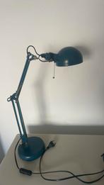 Blauwe bureaulamp retro IKEA, Huis en Inrichting, Lampen | Tafellampen, Minder dan 50 cm, Ophalen of Verzenden