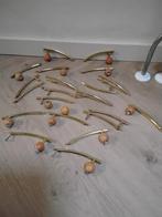 Messing greepjes in verschillende uitvoeringen., Huis en Inrichting, Kasten | Ladekasten, Minder dan 50 cm, Ophalen of Verzenden