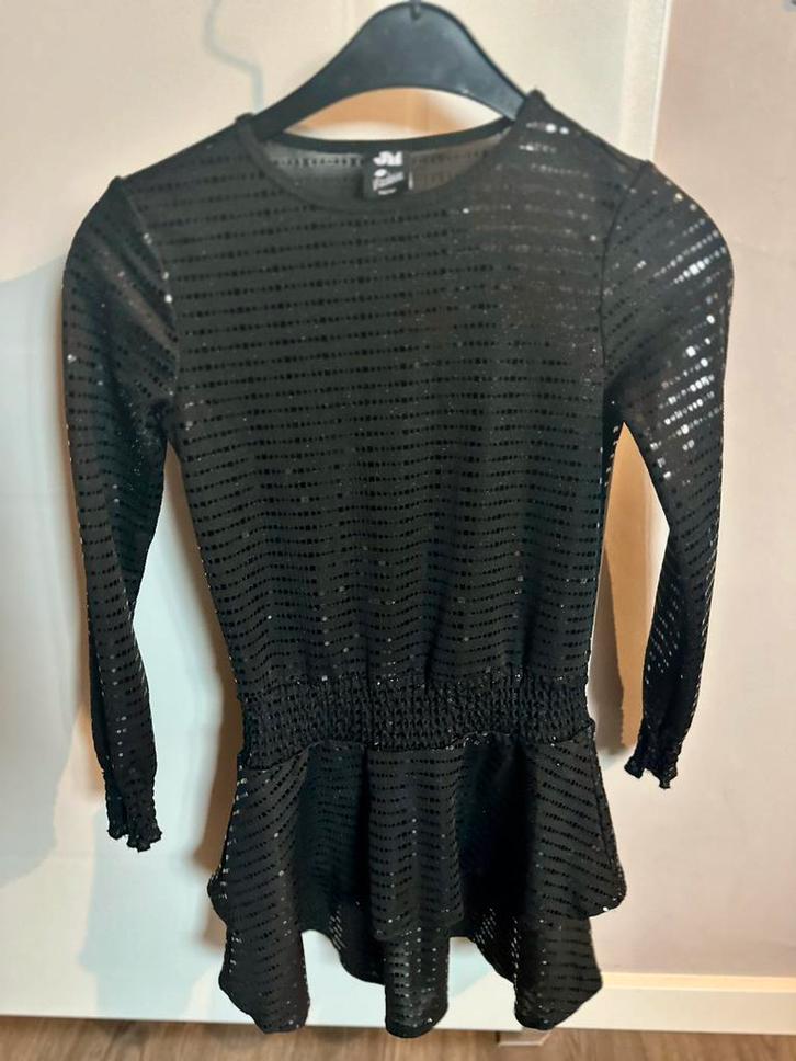 Zwarte meisjesjurk JMY – maat 134/140, Kinderen en Baby's, Kinderkleding | Maat 140, Gebruikt, Meisje, Jurk of Rok, Ophalen of Verzenden