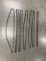 7 stuks gebruikte zaagkettingen Stihl Oregon, Ophalen of Verzenden, Gebruikt, Overige soorten, Stihl