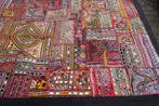 antiek vintage kleed - borduur spiegel kunst Rajasthan India, Antiek en Kunst, Ophalen of Verzenden