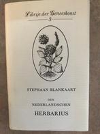 Librije der Geneeskonst 3 Herbarius, Stephaan Blankaart, Ophalen of Verzenden, Zo goed als nieuw
