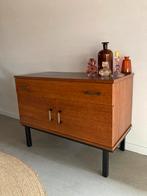 Midcentury vintage teak ladekast, Huis en Inrichting, Kasten | Ladekasten, Gebruikt, 1 of 2 laden, 50 tot 100 cm, Onbekend