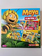 Studio 100 Maya de Bij 4 in 1: domino, puzzel, memory, lotto, Hobby en Vrije tijd, Gezelschapsspellen | Bordspellen, Ophalen of Verzenden