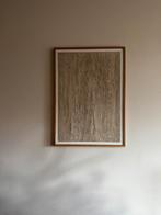 Naturel look schilderij met gouden details 52x72 cm, Ophalen