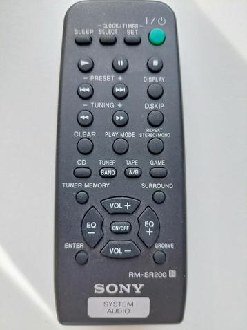 Sony RM-SR200 afstandsbediening.  beschikbaar voor biedingen