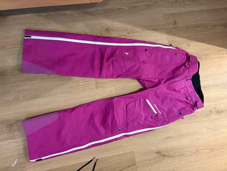 Peak performence skibroek dames M, Gore tex, Kleding | Dames, Sportkleding, Zo goed als nieuw, Overige typen, Maat 38/40 (M), Roze