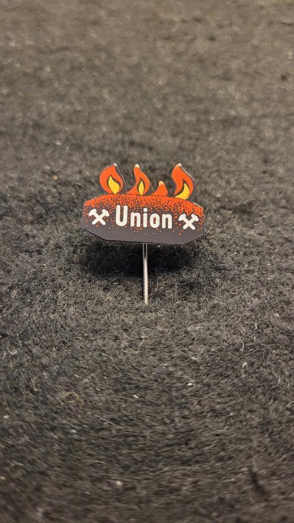 Union bruinkolen speldje, Verzamelen, Speldjes, Pins en Buttons, Zo goed als nieuw, Speldje of Pin, Merk, Verzenden
