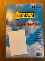 Visitekaartjes printpapier 123inkt, Computers en Software, Printerbenodigdheden, Ophalen of Verzenden, Nieuw, Toner, 123inkt.nl