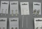 30 Paar Zilverkleurige  Oorbellen - 10 Modellen, Hangers, Nieuw, Ophalen of Verzenden, Zilver