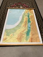 Kaart van Palestina in de Bijbelse Tijd, Antiek en Kunst, Antiek | Schoolplaten, Ophalen of Verzenden, Geschiedenis