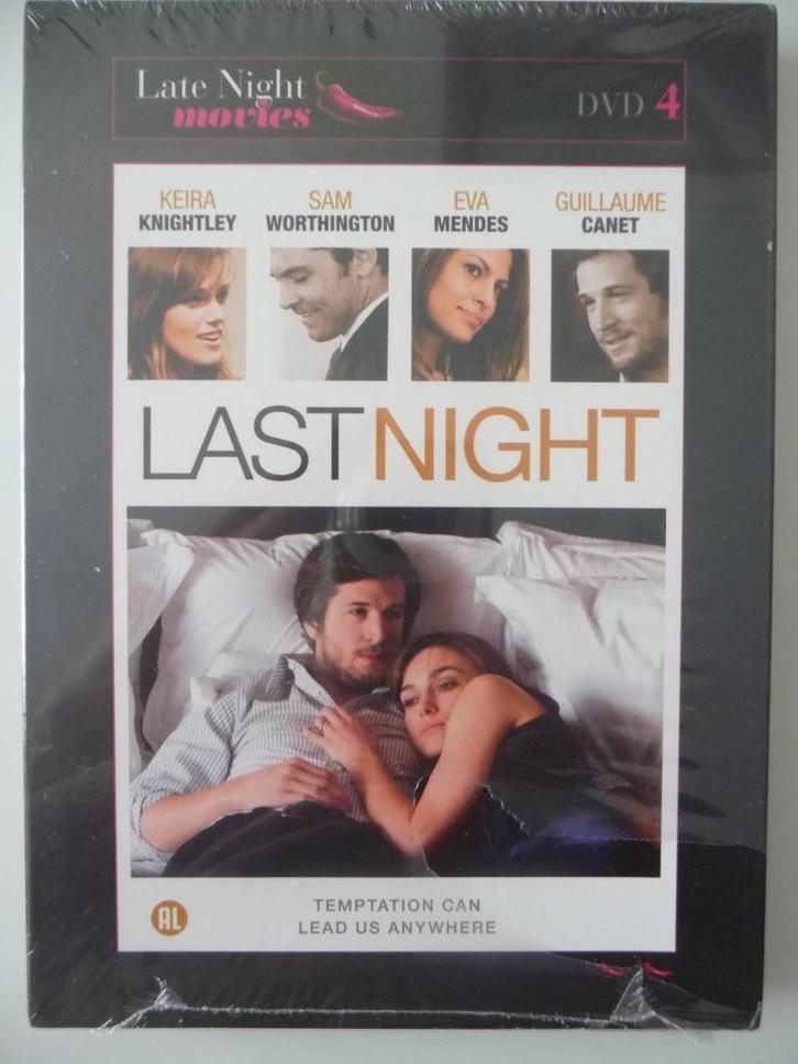 11K: Last night (in plastic), Cd's en Dvd's, Dvd's | Drama, Nieuw in verpakking, Vanaf 16 jaar, Ophalen of Verzenden
