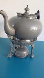 Theeset tin vintage Antiek  J N Daalderop nr 1, Antiek en Kunst, Antiek | Tin, Ophalen of Verzenden