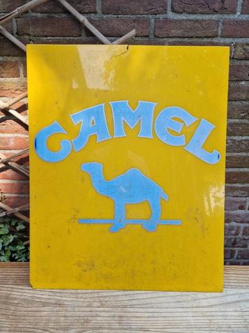 Vintage Camel reclameboard retro +- 79x64cm beschikbaar voor biedingen