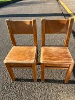 2 solide houten stoeltjes voor peutertje, Ophalen of Verzenden, Zo goed als nieuw, Stoel(en)