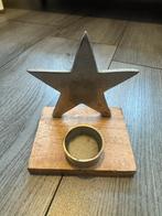 Waxinelichthouder met ster, Huis en Inrichting, Woonaccessoires | Kandelaars en Kaarsen, Ophalen of Verzenden, Nieuw, Overige materialen