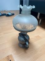 Tinnen voorwerpen oa lamp en schenkkan, Ophalen of Verzenden