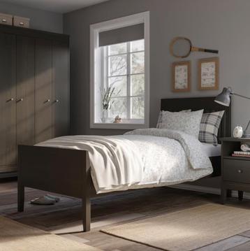 IKEA IDANÄS Bedframe 90x200 Donkerbruin – uitstekende staat - afbeelding 4