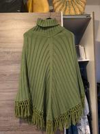 Nieuw poncho met franjes groen, Nieuw, Verzenden