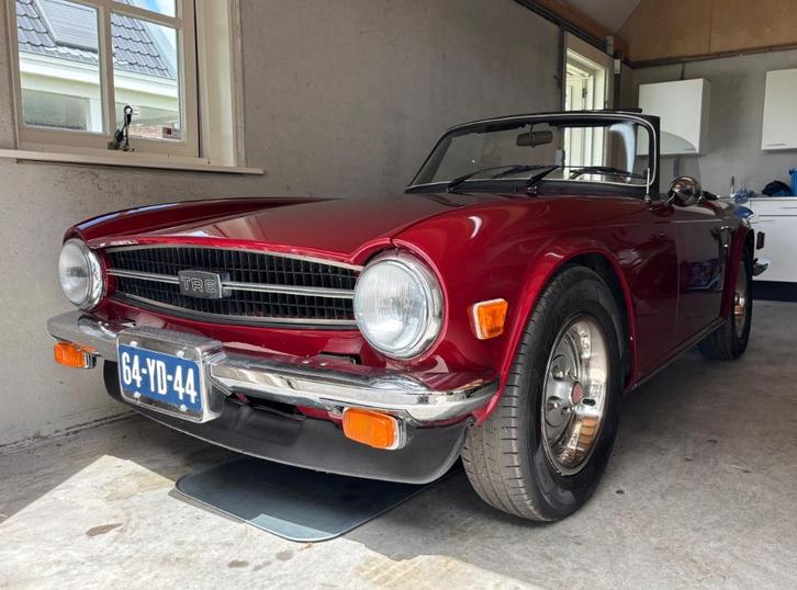 Triumph TR6 2.5 ltr - Overdrive – 1976 - Uitstekende staat , Auto's, Triumph, Particulier, TR6, Benzine, Cabriolet, Handgeschakeld
