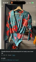 Zara Blouse Body Maat 36, Ophalen of Verzenden, Zo goed als nieuw, Maat 36 (S), Rood