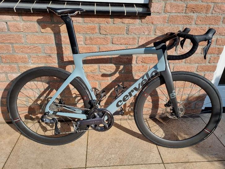 Cervélo S5 maat 58 -Aero fiets -met 12 speed di2 +powermeter, Fietsen en Brommers, Fietsen | Racefietsen, Overige merken, Meer dan 20 versnellingen