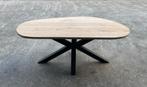 Eiken eettafels - organisch - kiezel vorm, Ophalen, DN Meubels & Hout, 200 cm of meer, Vijf personen of meer