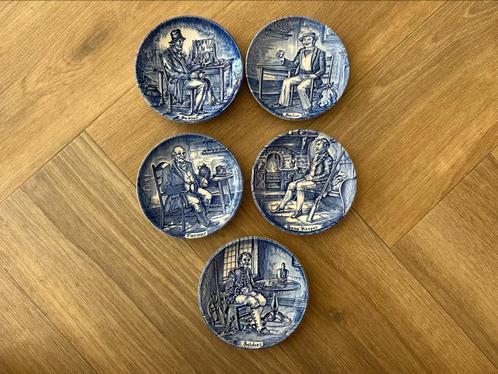 5 Vintage Wedgwood Enoch Tunstall petit four bordjes, Antiek en Kunst, Antiek | Servies los, Ophalen of Verzenden