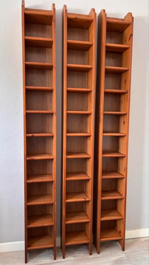3 stuks IKEA Leksvik cd-/dvdkast, Huis en Inrichting, Woonaccessoires | Cd- en Dvd-rekken, Gebruikt, Cd's of Dvd's, 150 discs of meer