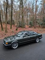 BMW E32 735i 1987 GROEN OLDTIMER HANDGESCHAKELD, Auto's, BMW, 3430 cc, Achterwielaandrijving, Bedrijf, 208 pk