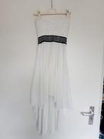 deels kanten strapless jurk S +adv Zara enz, Maat 38/40 (M), Wit, Zo goed als nieuw, Prodotto