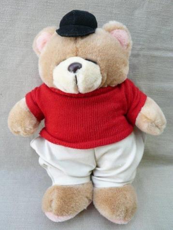 Forever Friends teddyeer item nr. 326 lichte broek rode trui beschikbaar voor biedingen