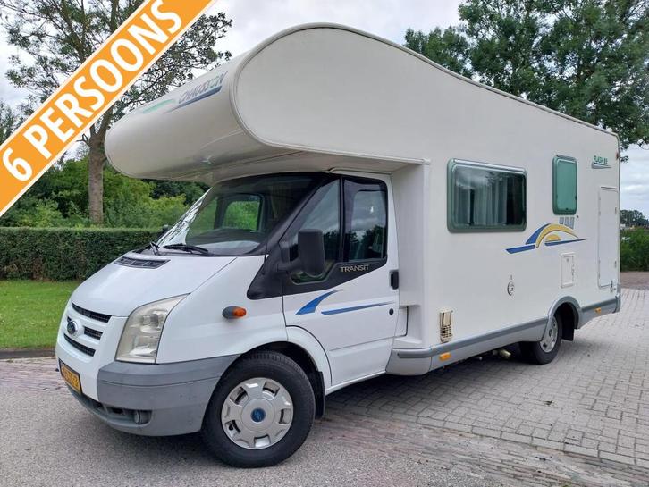 Ruime Chausson Flash 03 met schotel tv en omvormer, Caravans en Kamperen, Campers, Bedrijf, tot en met 6, Chausson, Ford, Diesel